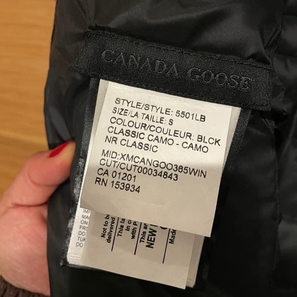 NWT Canada Goode Brookvale Down Hoody, Black Camo, size S - Picture 7 of 10